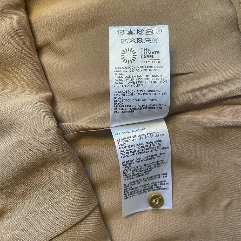 NEW Reformation Citron Mini Sleeveless Dress Brown Bronze | US 2 UK 6 - Picture 14 of 14